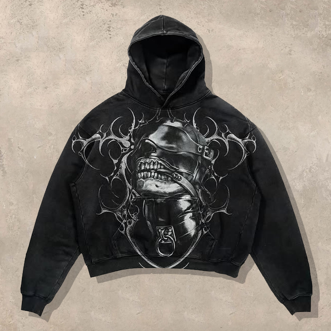 Oversized skull hoodie