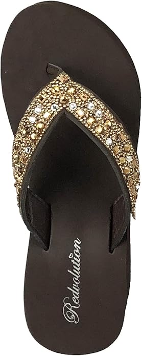 Women's Hollow Triangle Rhinestone Sandals