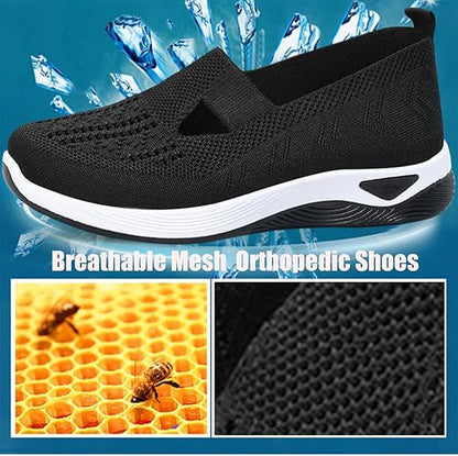 🔥On This Week Sale Off 60%🔥Women's Orthopedic Corrector Walking Sneakers, Comfortable Working Shoes