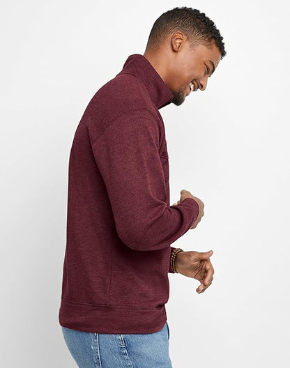 Men's Originals French Terry Hoodie, Quarter Zip Pullover, Lightweight Fleece