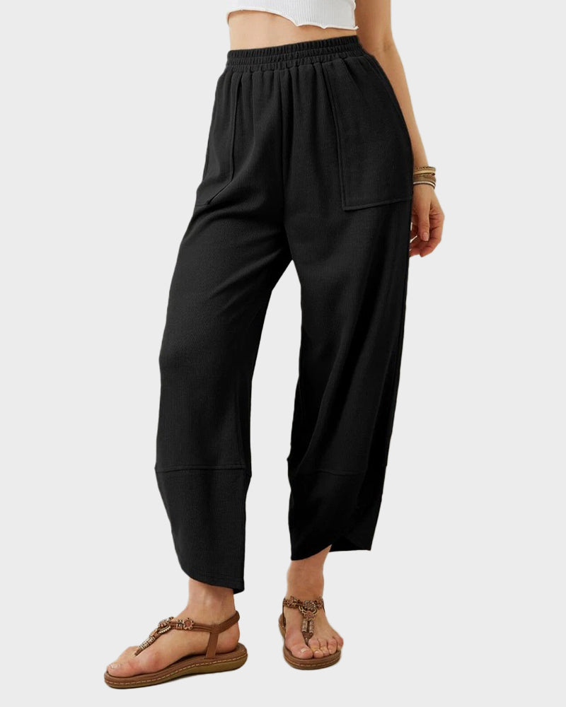 Casual Wide-Leg Palazzo Pants