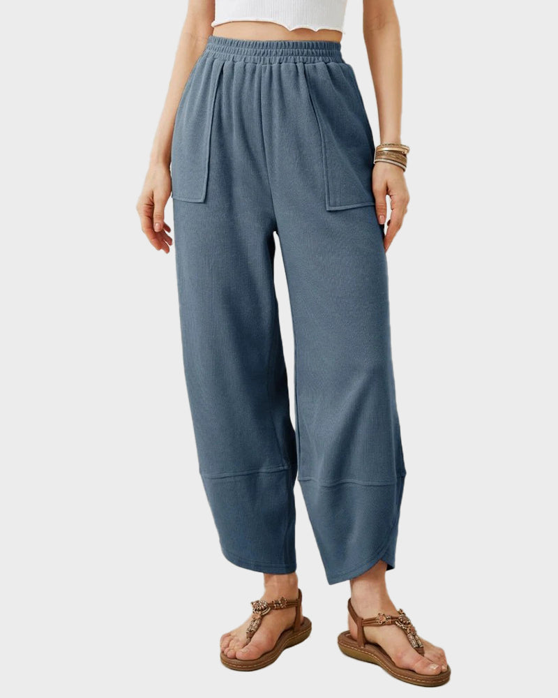 Casual Wide-Leg Palazzo Pants