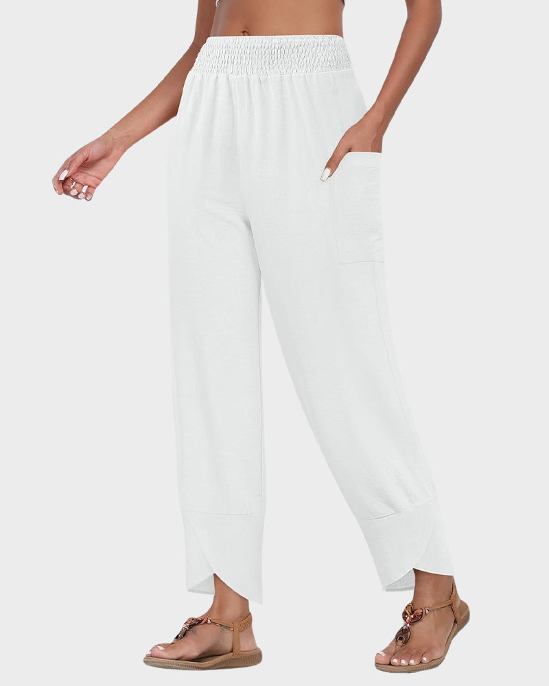 Casual Wide-Leg Palazzo Pants