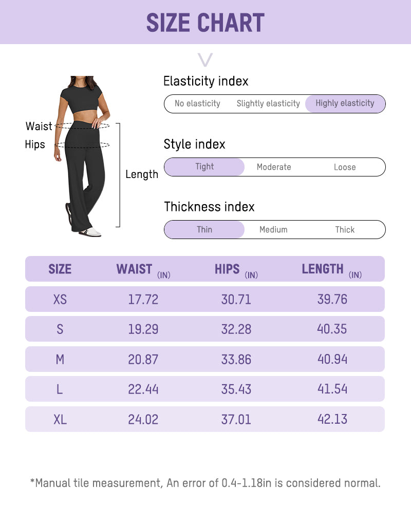 High-Waisted Elastic Wide-Leg Lounge Yoga Pants
